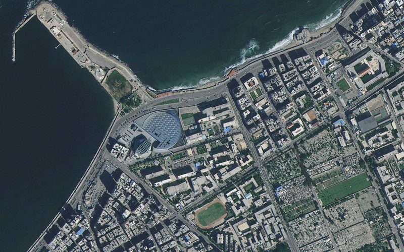 تصویر ماهواره ای triplesat از بندر اسکندریه در مصر