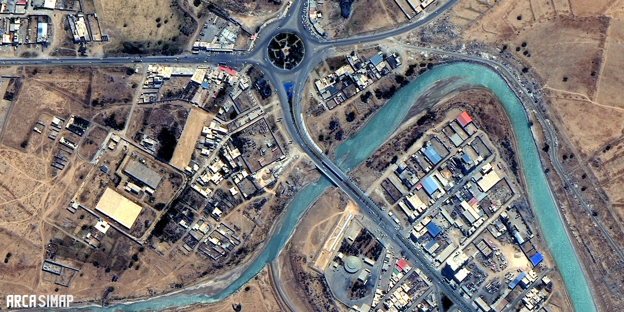 تصویر ماهواره ای بندر گناوه، بوشهر - 1401