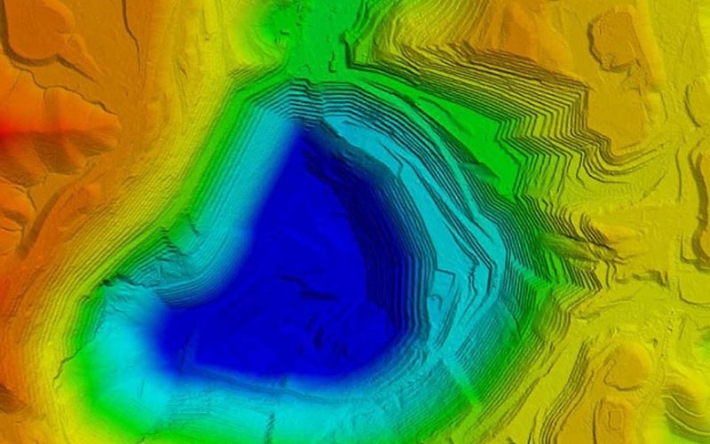 مدل رقومی ارتفاع تولید شده از تصویر ماهواره ای