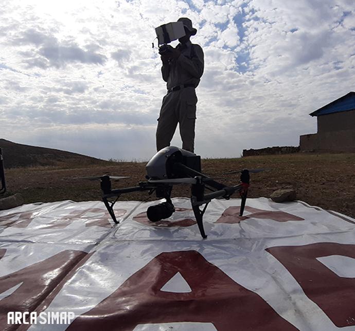 عملیات پرواز نقشه برداری با پهپاد