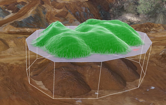 محاسبه احجام با پهپاد