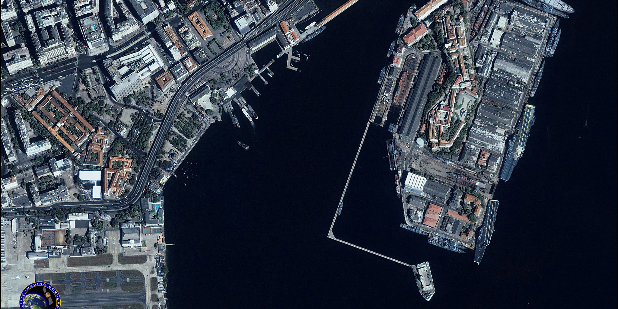 تصویر ماهواره ای بندر ریودوژانیرو، برزیل - 2002