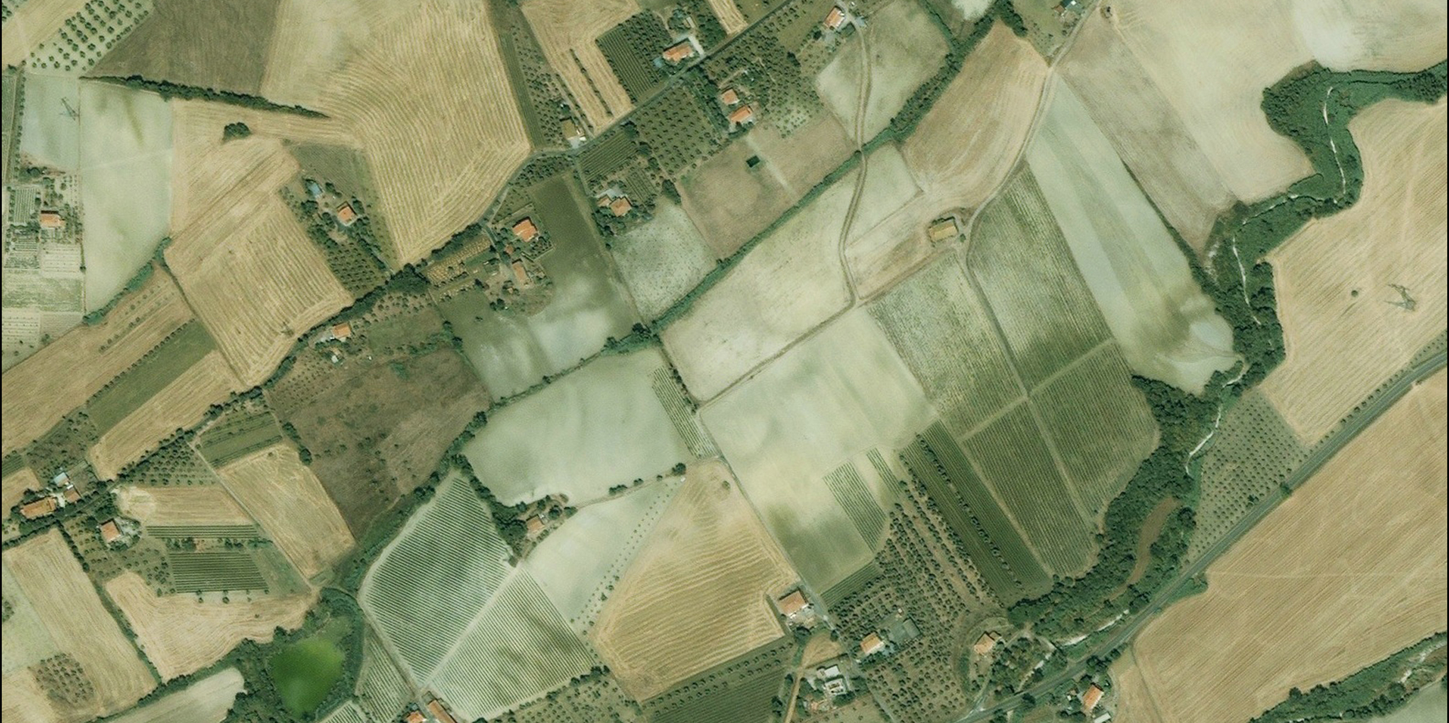 زمین‌های کشاورزی، توسکانی، ایتالیا - 2003