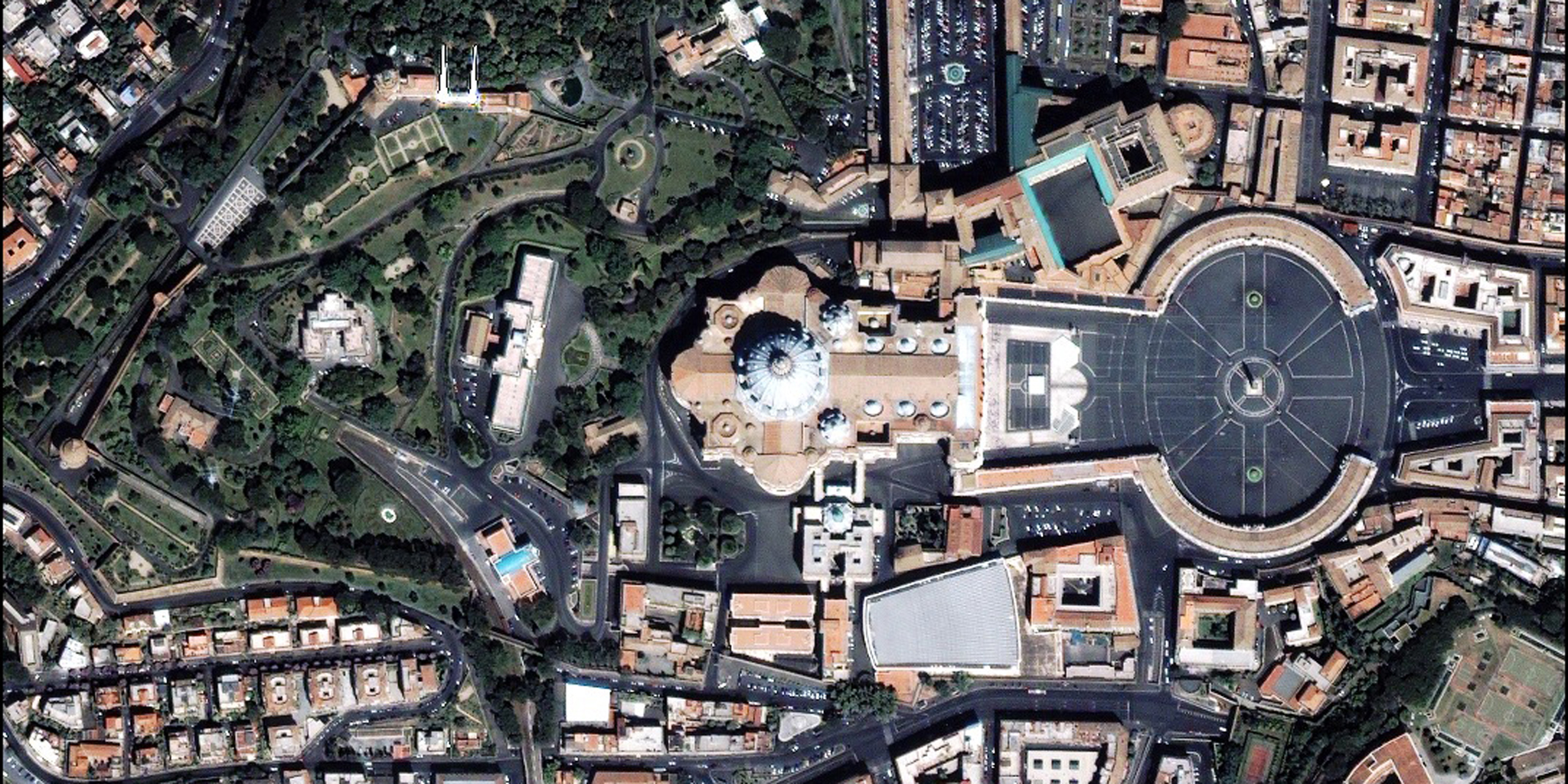 تصویر ماهواره ای واتیکان - 2003